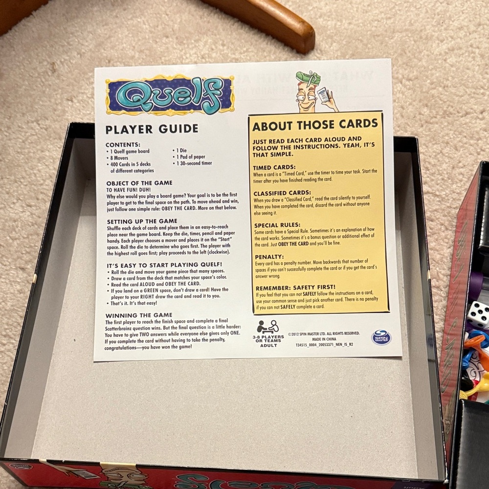 Quelf Party Game - Picture 3 of 12